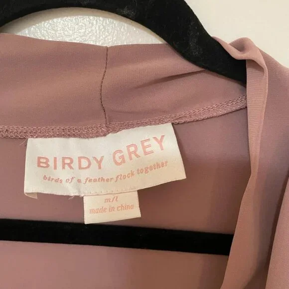 Birdie Grey - Kenny Ruffle Robe - mauve - M/L - Picture 2 of 2